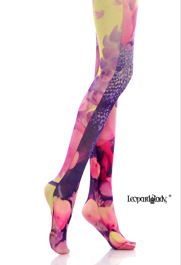 High Quality New Designs Painting Printed Tights Patterned Pantyhose For Womens Stocking Fashion