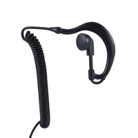 g shape soft ear hook earpiece headset 3 5mm plug ear hook for motorola icom radio transceivers walkie talkie ear bar headphone