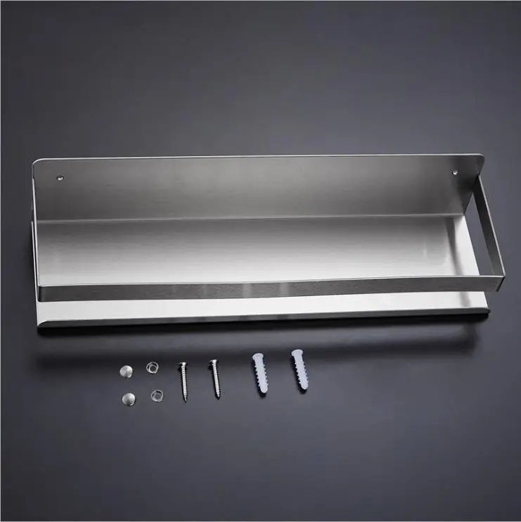 Полка для ванной комнаты квадратные угловые полки из нержавеющей стали вешалка