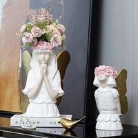 modern creative character flower wizard decoration home livingroom figurines crafts coffee table office desktop ornaments art