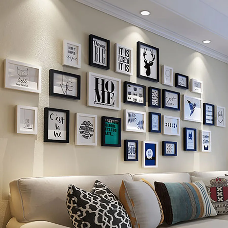 Рамки для фотографий настенная фоторамка современное настенное украшение