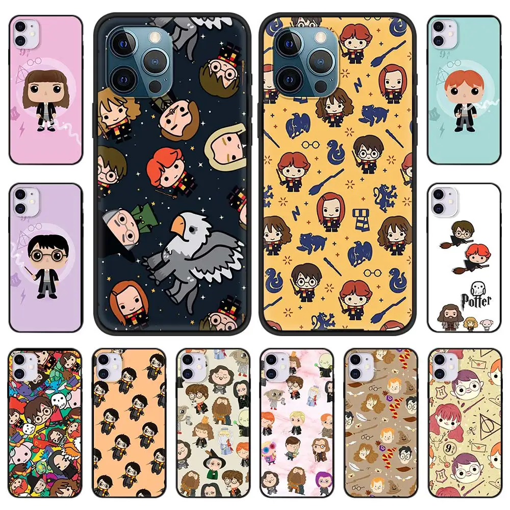 

Harries Art Potter Phone Case for iPhone 11 Pro Cover For iphone 12 Pro Max 7 8 Plus XR SE 2020 X XS Luxury Funda Shell