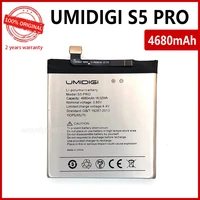 100 genuine 4680mah for umi umidigi s5 pro battery new replacement parts phone accessory accumulators batterytracking number