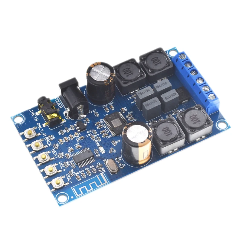50 Вт * 2 Bluetooth двухканальный стерео усилитель платы цифровой домашний аудио DIY