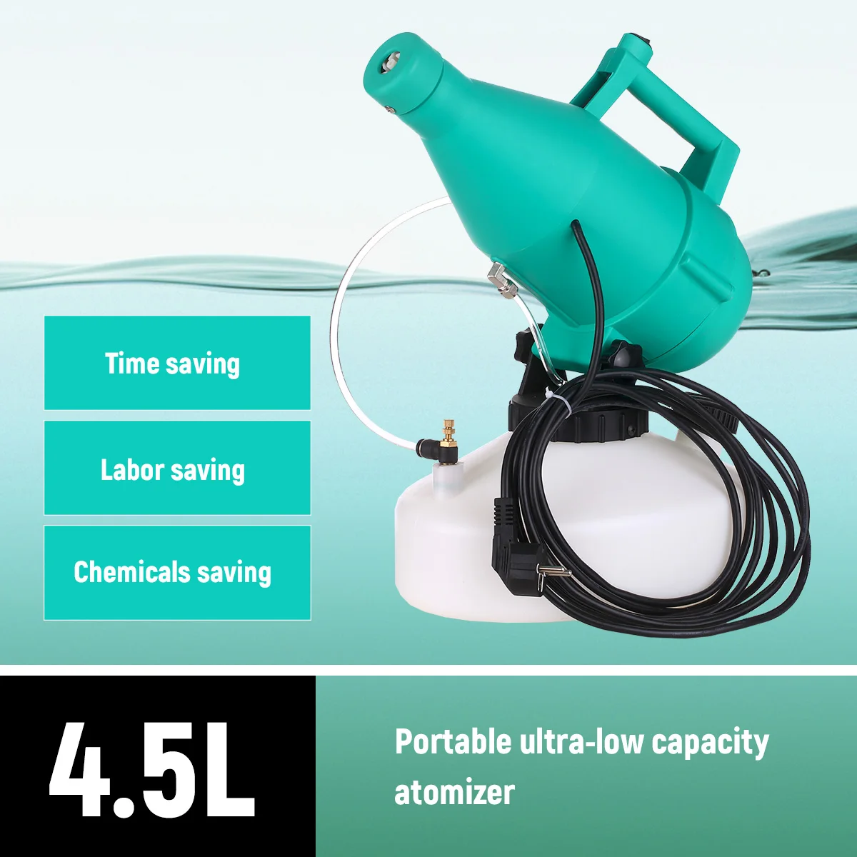 Электрический генератор тумана ULV портативный ультра низкий объем электронный