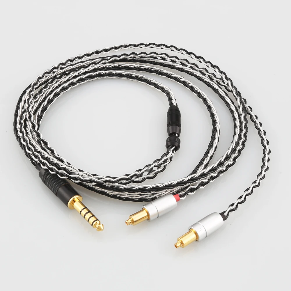 

Audiocrast 7N OCC Silver Plated Cable 4.4mm Balanced Headphone Upgraded Cable for SRH1440 SRH1840 SRH1540 SHR535 846
