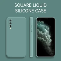 original square liquid silicone case for xiaomi mi 6 8 9 se pro lite camera protective cute phone capa mi6 mi8 mi9 8se 9se a2 6x