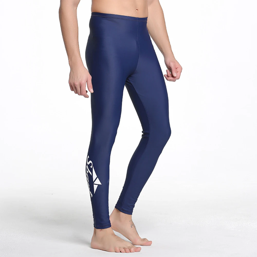 

SBART Men's Swimming Tights Swimwear Diving Surfing Pants Yoga Fitness Snorkeling Swimsuit UPF50+ Leggings Rash Guard M-4XL
