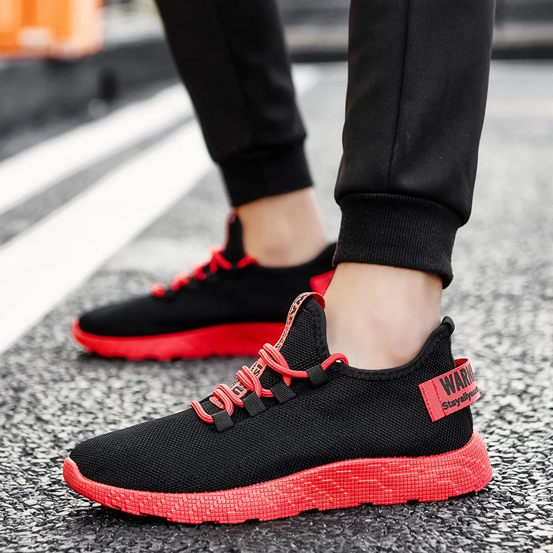 Мужская повседневная обувь из сетчатого материала Спортивная Легкая удобная