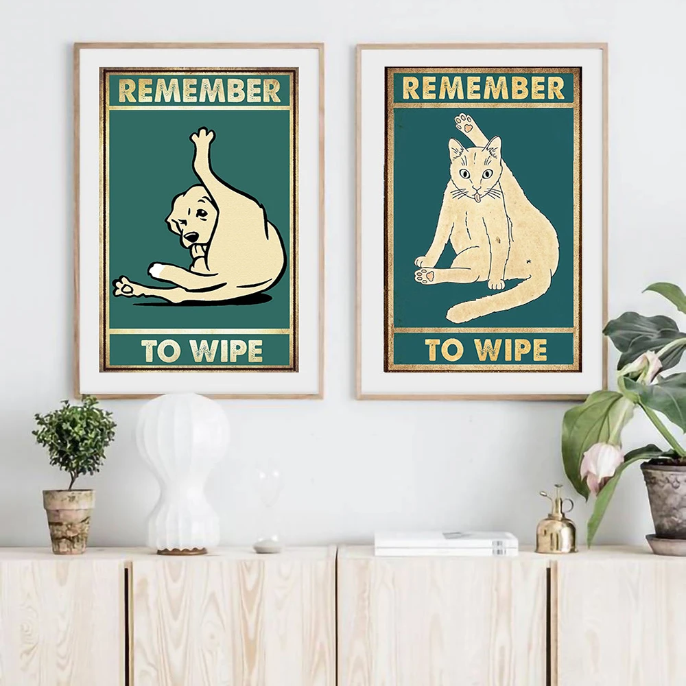 

Металлическая черная кошка, ВИНТАЖНЫЙ ПЛАКАТ, не забудьте убрать кошку, Художественная печать, Hello Sweet Cheeks, забавная Картина на холсте для ва...