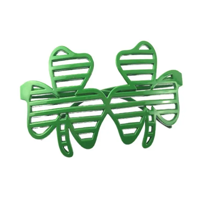 3 шт./лот повязка на голову с зеленой шляпой очки изображением счастливой травы