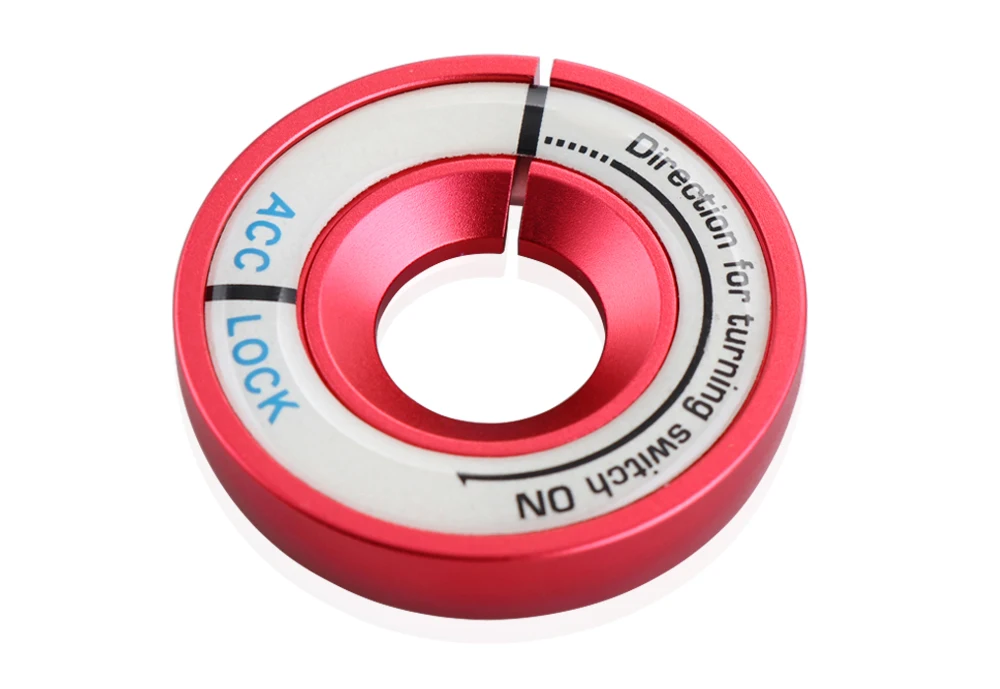 Светящееся кольцо зажигания из алюминиевого сплава для VW Passat Bora POLO GOLF 6 Jetta MK5 MK6 Skoda