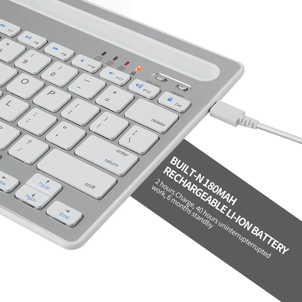 Портативная Bluetooth клавиатура Беспроводная мини для iPad 2 3 4 Air 1 New 2017 2018 Pro 9 7 Mini 5