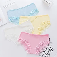 11 color womens panties pure cotton lace panties sexy fashion solid color girls panties bow knot panties womens panties