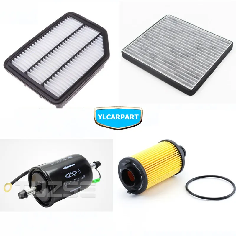 Комплект фильтров для автомобильного кондиционера/топлива/смазочного масла Chery