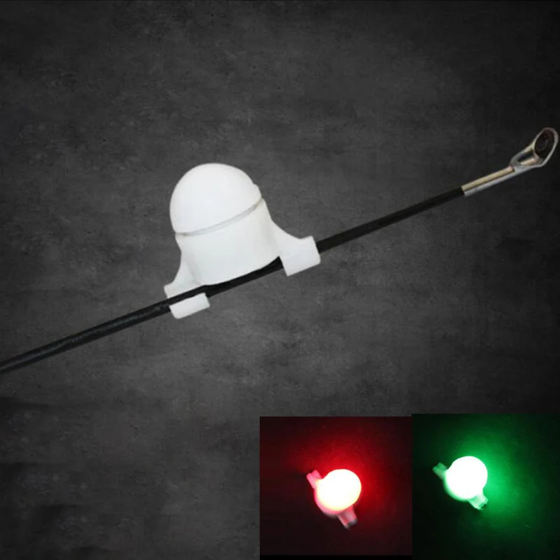 

2PCS/Lot Night Fishing Rod Tip Clip On Fish Bite Alarm LED Light Light Strike Alert Glow Stick Bite Alarm Fishing Accessories