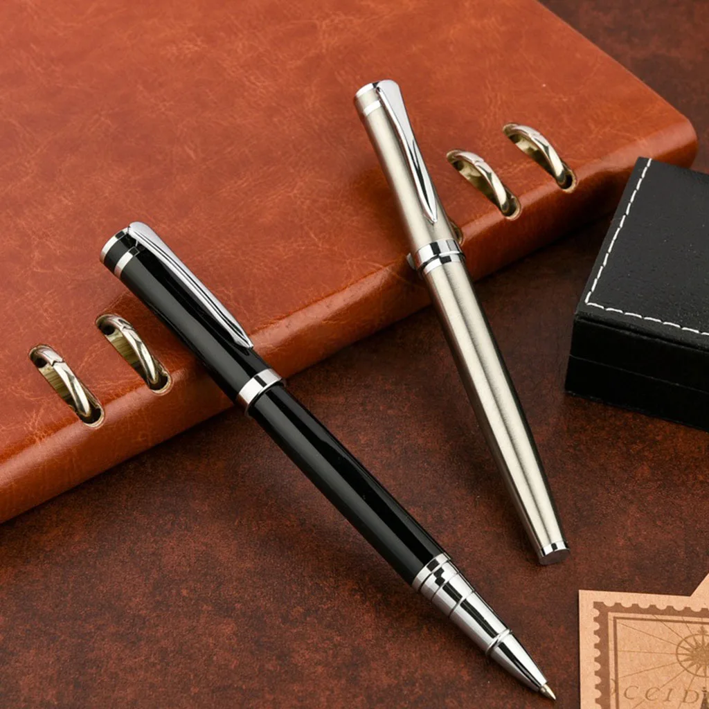 

Extra-Smooth Lightweight Luxury Metal Signature Ballpoint Pen Black Ink Business Writing Office School Supplies Stationery