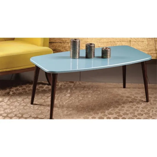 

New Modern Color Furniture Medium Tripod Elite Blue coffe table table basse
