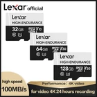 Карта Micro SD Lexar, 32-128 ГБ, класс 10, 4K