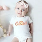 Детский хлопковый комбинезон, с радужным принтом