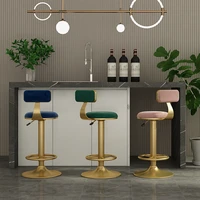 rotating lifting bar stools multifunctional furniture hydraulic lifting bar chair nordic modern fashion home kitchen high stools