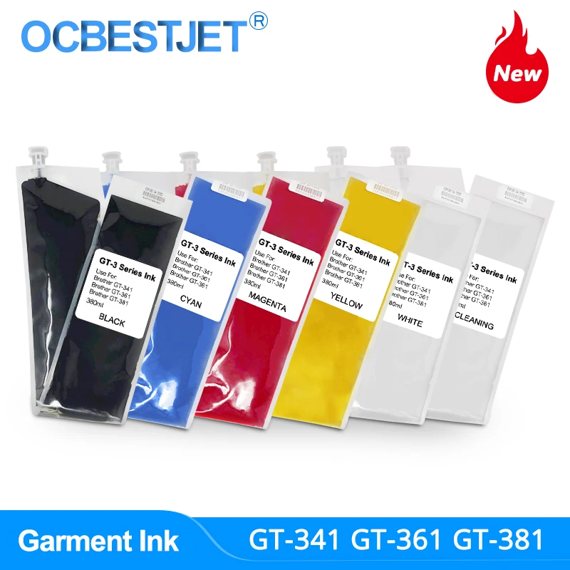 380 мл GT3 Series запасная чернильная сумка для женской одежды модель GT341 GT361|Наборы
