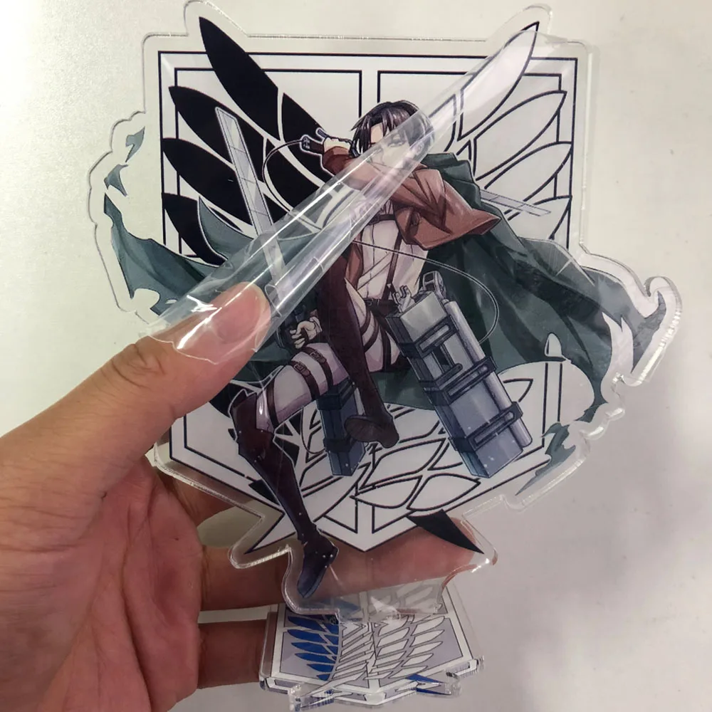 Фигурка экшн-героя из аниме Атака Титанов Levi Ackerman акриловая настольная фигурка