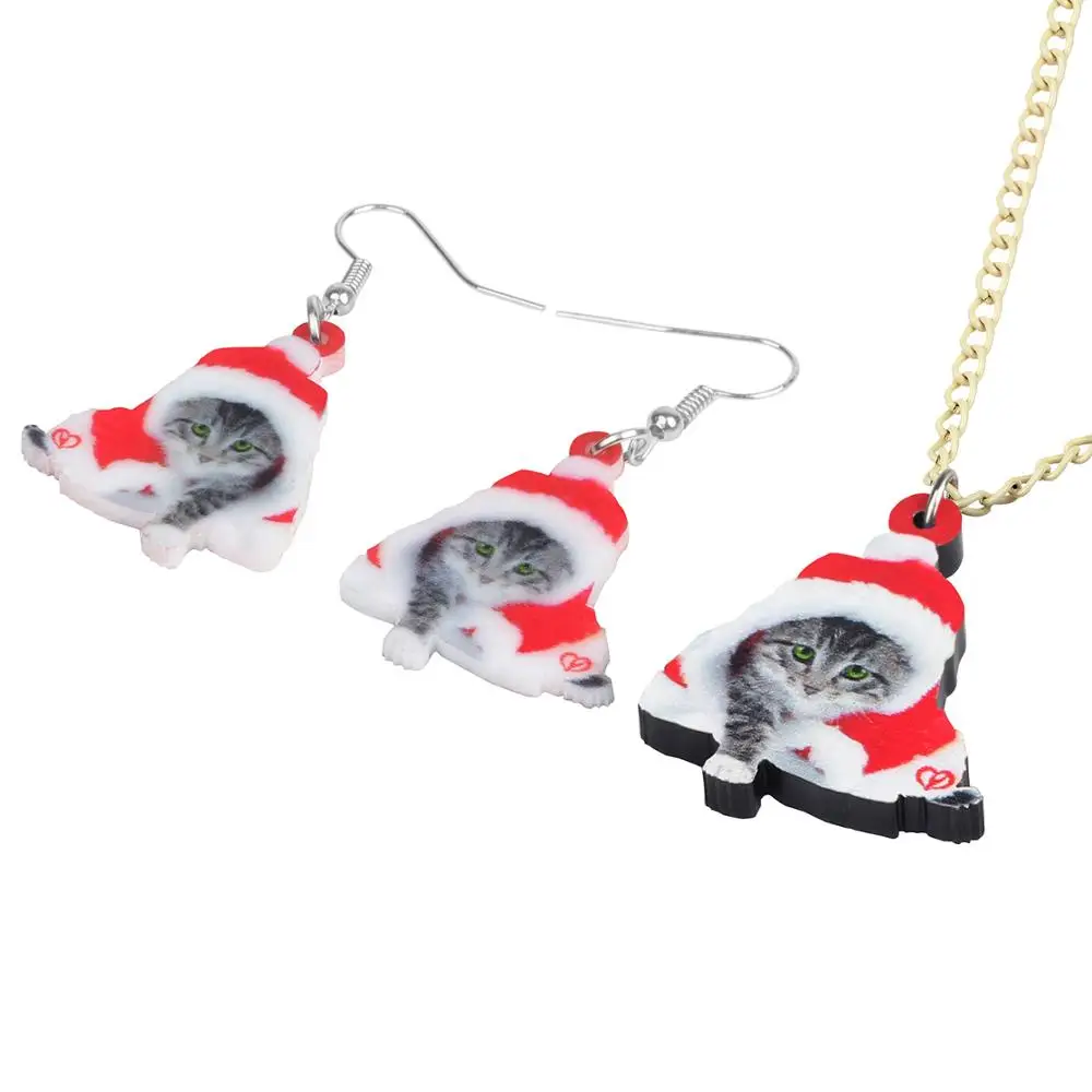 Набор из колье и серёг с короткой шерстью | Украшения аксессуары