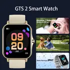 GTS 2 1,69 дюймов 2021 Смарт-часы для мужчин полный сенсорный экран фитнес трекер IP67 водонепроницаемый GTS 2 Smartwatch для телефонов Xiaomi