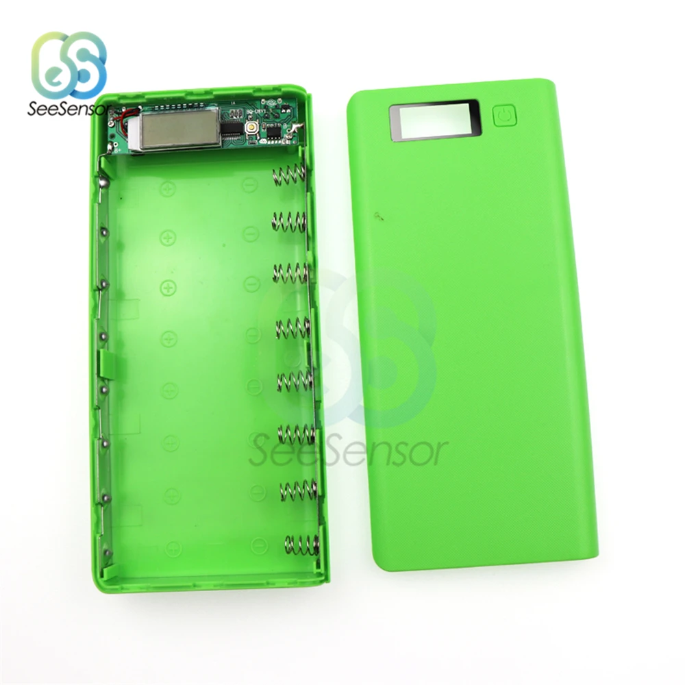 Внешний аккумулятор 8X18650 внешний зарядное устройство двойной USB корпус для