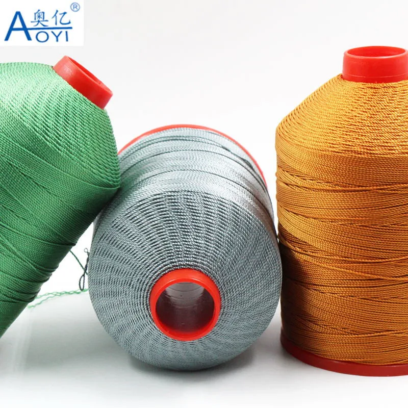 210D/12 полиэфирная швейная нить для швейной машины кожаная палатка джинсы