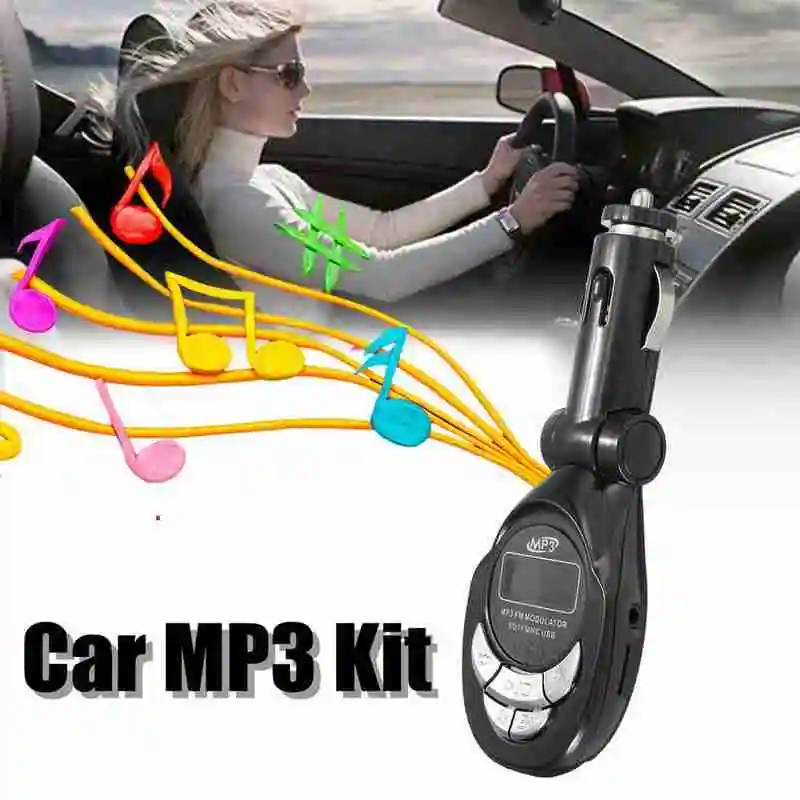 Автомобильный USB адаптер в комплекте беспроводной Bluetooth FM передатчик аудио MP3