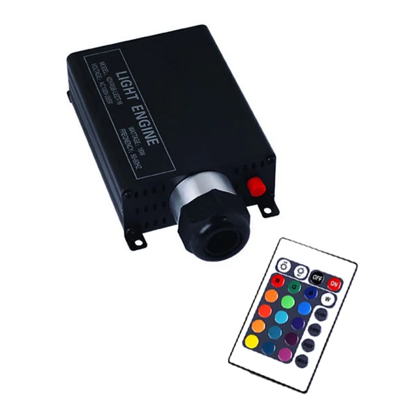 16W fiber optic led light engine 24keys RF Remote LED Fiber Engine AC100~256V input | Лампы и освещение