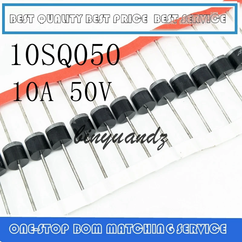 10 шт./лот 10SQ050 10A50V R-6/P600 оригинальный новый бренд диод Шоттки в виде буквы «R» 6 Высокая мощность солнечной энергии