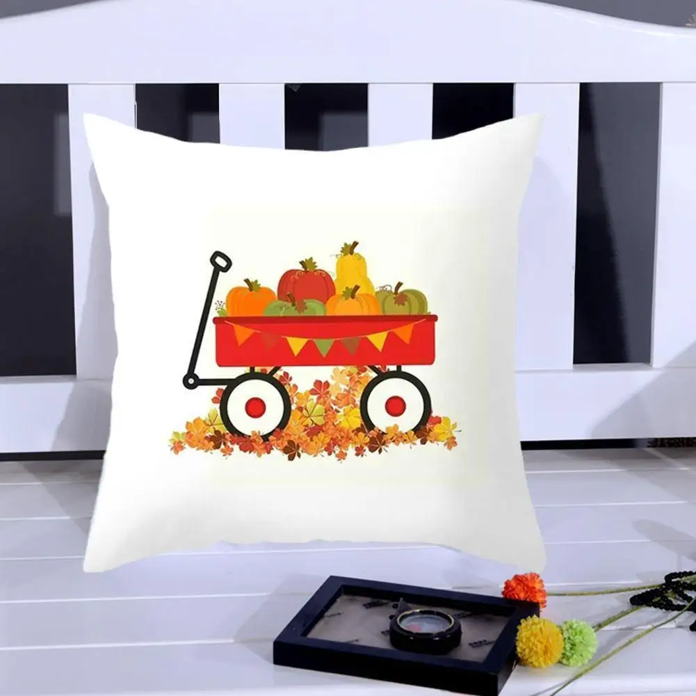 

Наволочка в виде тыквы на Хэллоуин Z7J0, 45 х45 см