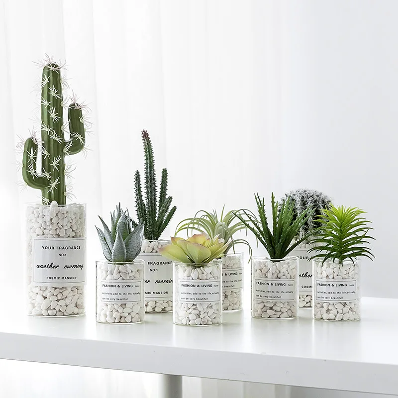 Скандинавский стиль INS имитация горшок для кактуса украшение растений мелкие