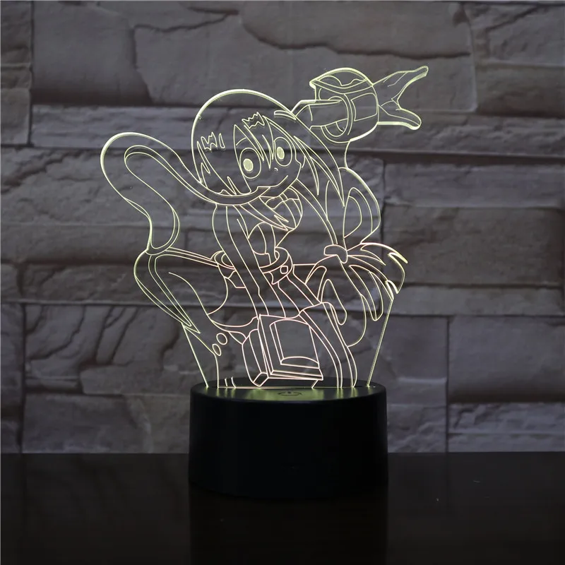 Мультяшный женский 3d ночник светодиодный светильник для девочек декор комнаты