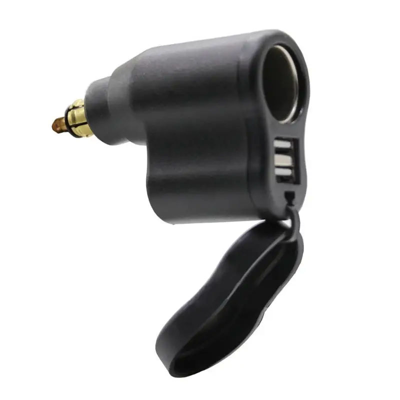 

Dual USB Charger DIN Cigarette Lighter Socket For BMW Triumph Hella Motorcycle