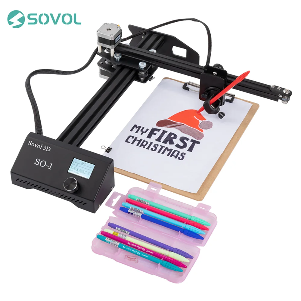 

NEW Sovol 3D SO-1 Assembled DIY XY Plotter Pen Drawing Writing Machine Handwriting Robot Kit High Precision CNC Intelligent