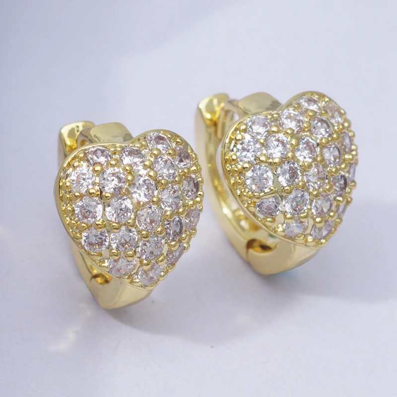 0184 Micro Pave AAA циркониевые Стразы, круглые серьги-кольца для женщин и девушек, подарок, позолоченные серьги, модные ювелирные изделия, сережки - Окраска металла: 0184