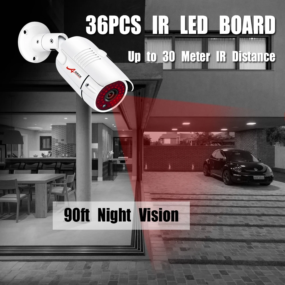 ANRAN AHD аналоговая инфракрасная камера видеонаблюдения высокой четкости 1080P CCTV