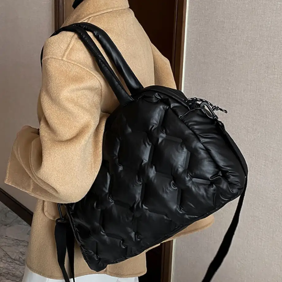 

SWDF Light High Capacity Famous Brand Handbags 2021 Winter Designer Luxury Ladies Crossbody Shoulder Bag Black Leather Cross Bag
