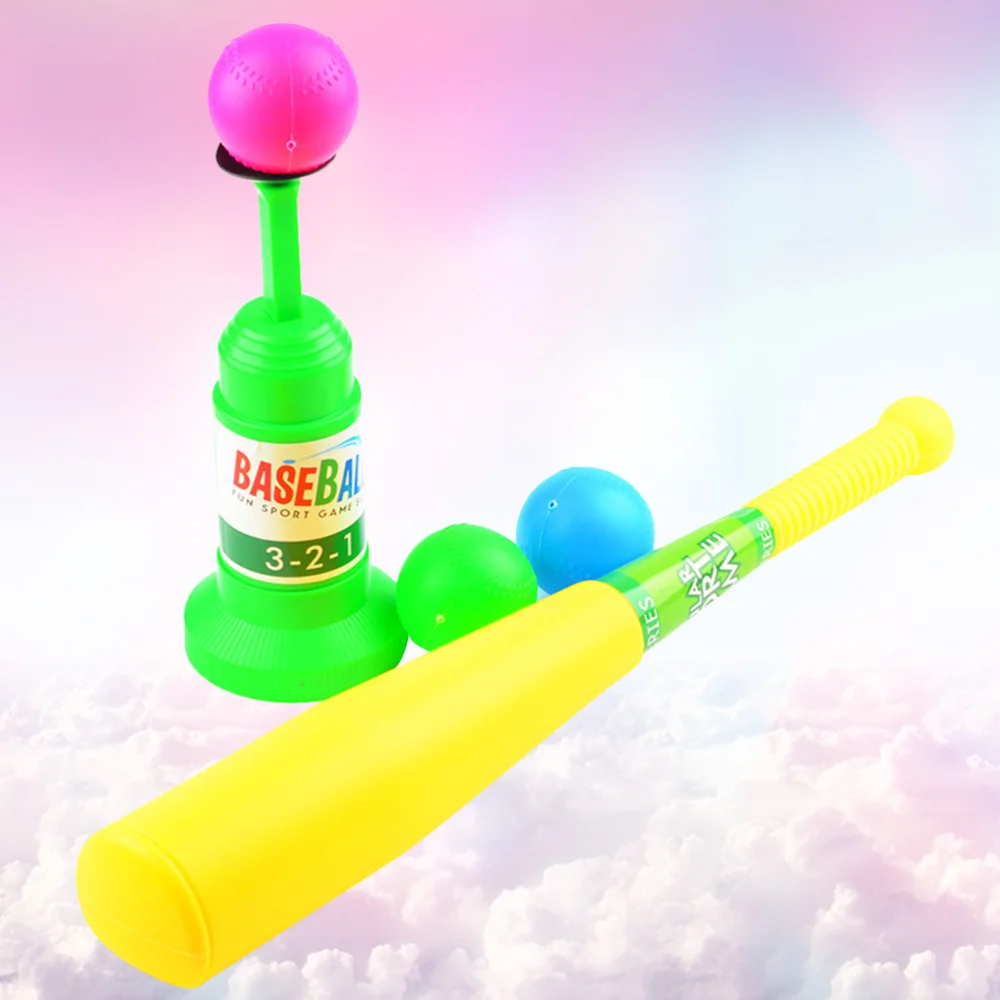 

1 Set of 5pcs Kids Baseball Set Kids Baseball Toys Practice Improves Batting Skills for Kids Toddlers (Random Color)