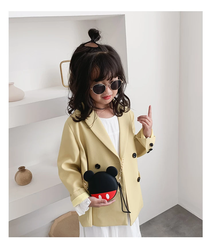 Женская сумка Минни Микки Маус Модный Круглый кошелек для мелочи кредитница