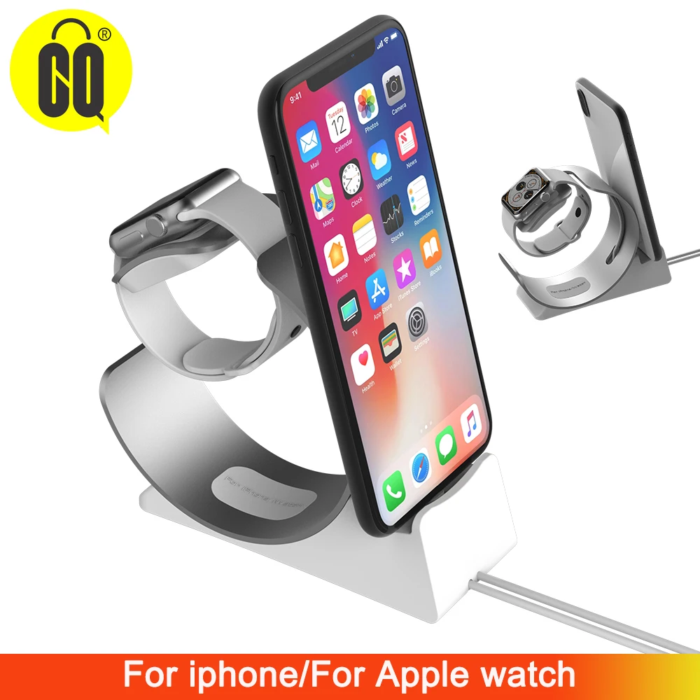Настольная подставка для телефона 2 в 1 iPhone X 8 7 зарядная док-станция apple watch