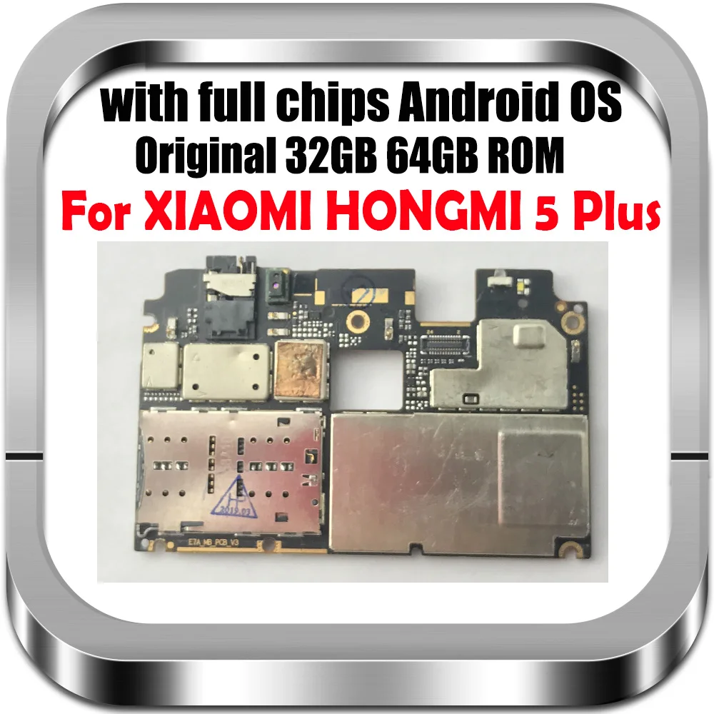 Материнская плата 32 Гб 64 ГБ для xiaomi Redmi 5 Plus hongmi оригинальная разблокированная