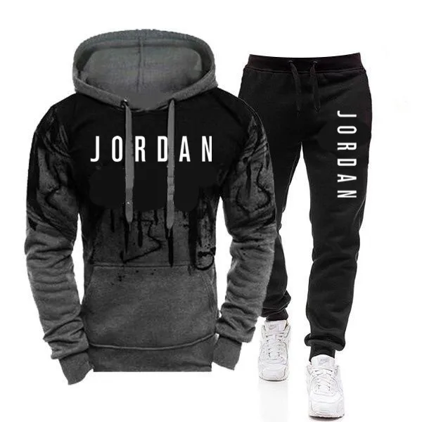 Jordan 23 2019 мужские толстовки с капюшоном + брюки осень-зима мужской свитер из