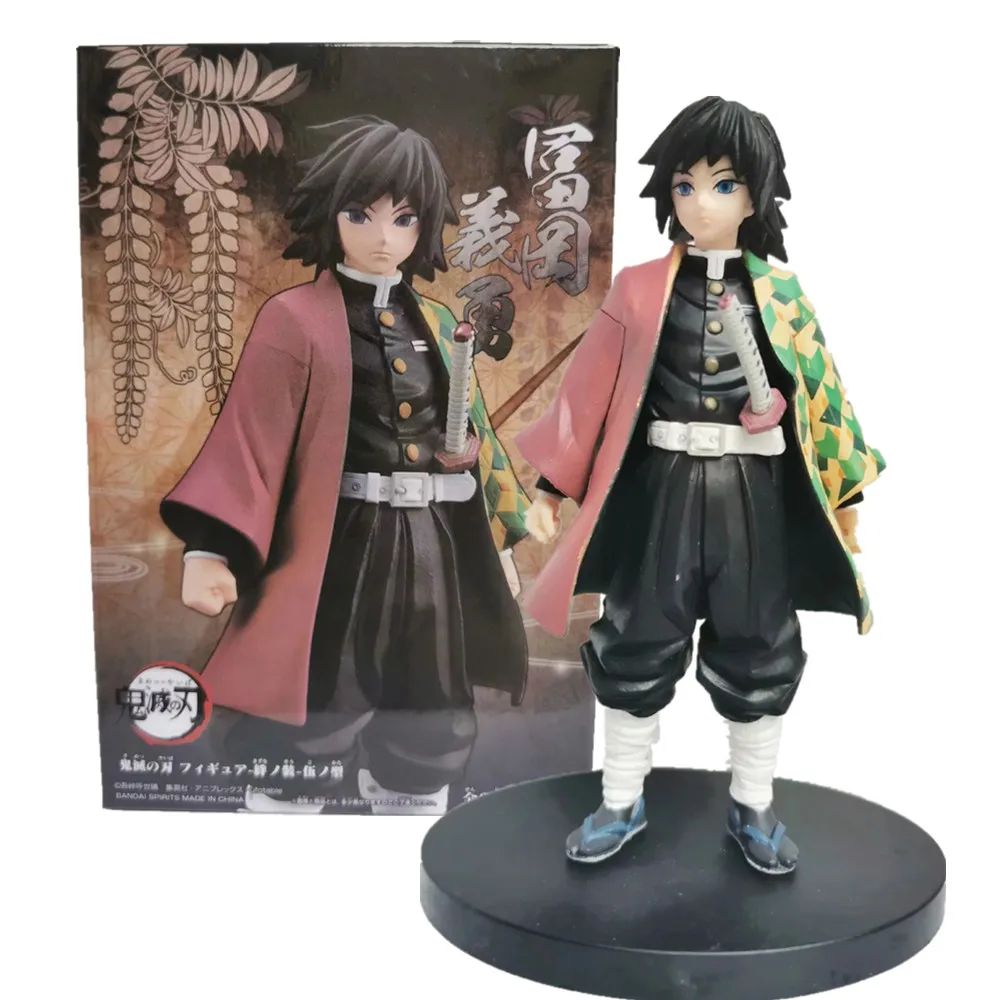 Kimetsu no Yaiba фигурка убийцы демонов Tomioka Giyuu ПВХ модель игрушки 150 мм|Игровые фигурки