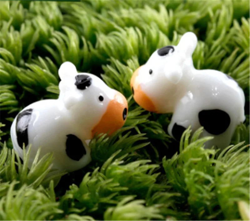 DIY Миниатюрные животные улитки собаки кошки коровы фигурка микро горшечный