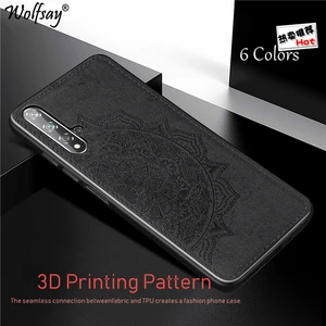 magnetic cotton fabric phone case for huawei nova 5t nova 6 se p smart 2021 z y6 y7 y9 prime 2019 honor 9a 9x case huawei p30 free global shipping